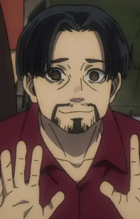 Man With Parted Hair